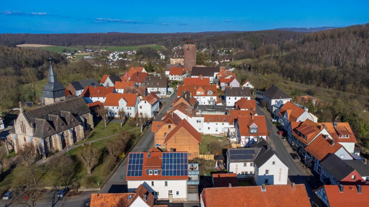 Trendelburg Ferienwohnung Zur Burg מראה חיצוני תמונה